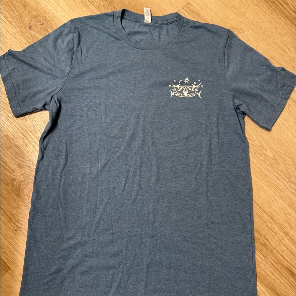 Bella Canvas Slate Blue Men's Tee with Graphic